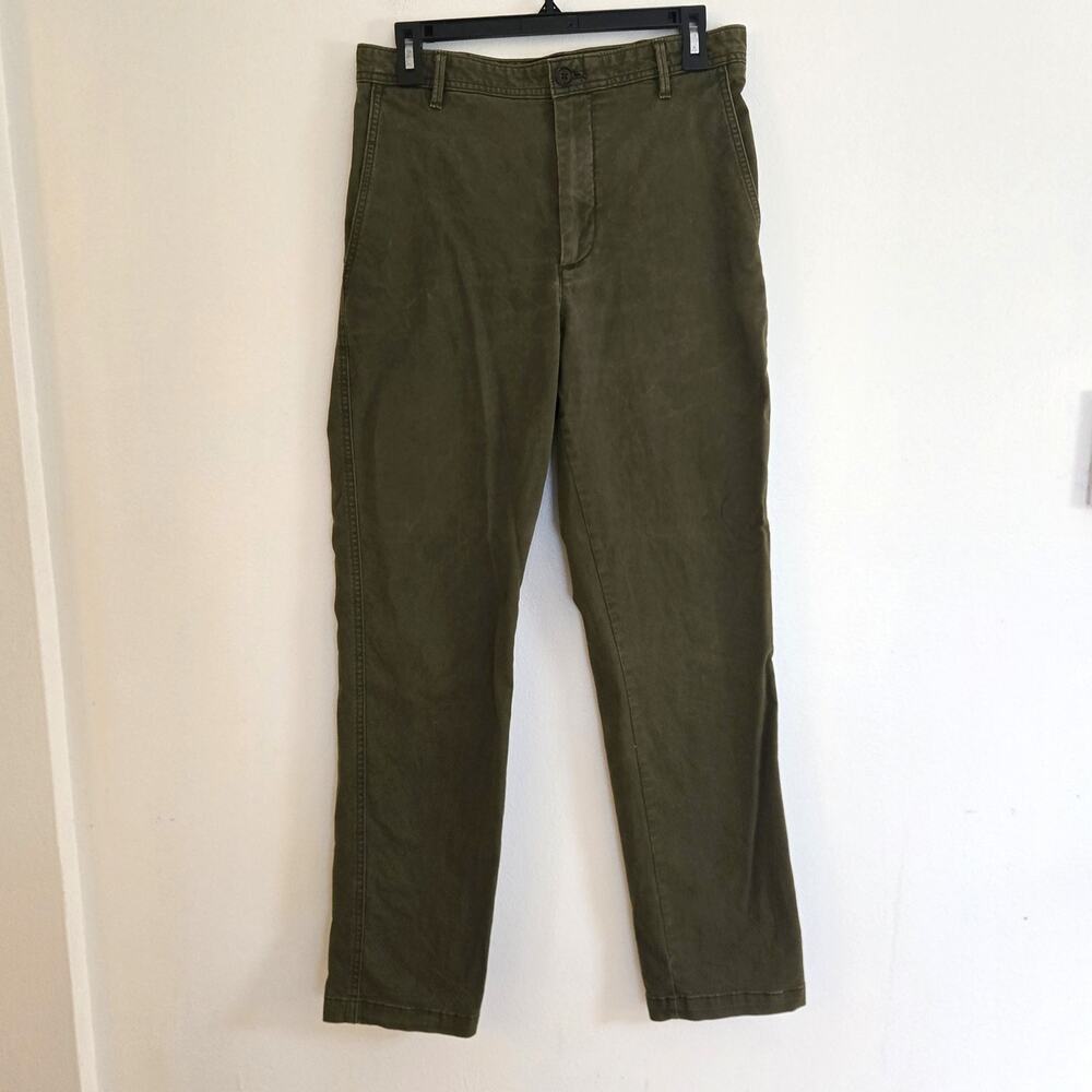Banana Republic High-Rise Authentic Chino Pants Olive Green Size 6